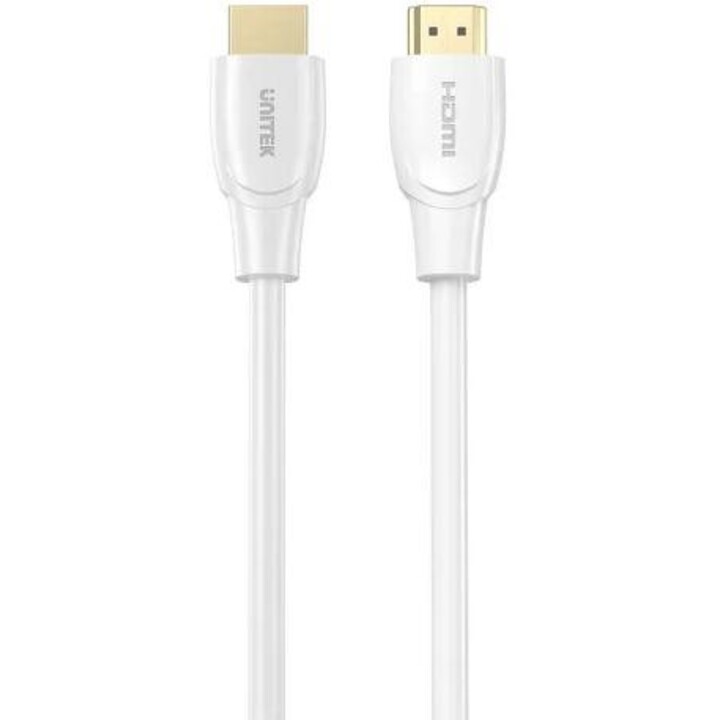 Cable HDMI Unitek 2.1 8K HDR blanco de 7,5 m