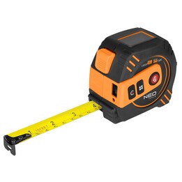 Neo Tools 67-100 Laser-Entfernungsmesser mit Rollbandmaß