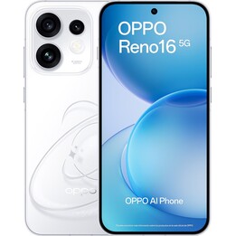 Oppo Reno16 5G, 8 GB 512 GB, 6,32 AMOLED, 6000 mAh, Weiß