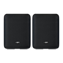 WiiM Sound LITE Twin Pack schwarz Smart Speaker Hi-Res Multiroom Lautsprecher-Set