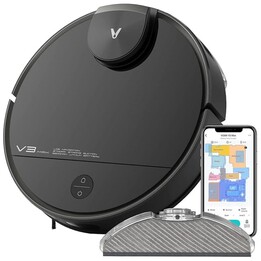 Viomi Vacuum V3 Max Preto - Aspirador Robot - Sem Selo