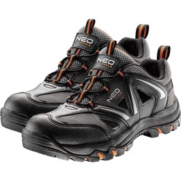 NEO TOOLS 82-720 occupational sandals OB, size 39, black/orange