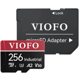 Cartão microSD VIOFO Micro SD 256GB U3 A2 V30 Industrial Grade