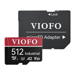 VIOFO Micro SD 512GB U3 A2 V30 Industrial Grade microSD Card