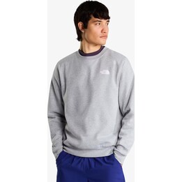 The North Face 749387 Box NSE Regular Crew Sweatshirt - Light Grey Heather, Size M