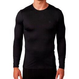Fox 693239 Tecbase Chemise couche de base à manches longues - Noir, Taille M
