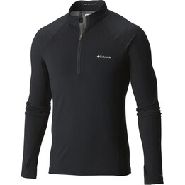 Columbia 486163 Sudadera térmica con capucha y media cremallera elástica de peso medio - Negro, Talla XL