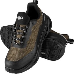 Sapatos de trabalho S1 SR FO, biqueira de aço, tamanho 46