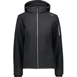 Chaqueta de mujer CMP Wilma con capucha y cremallera - negra