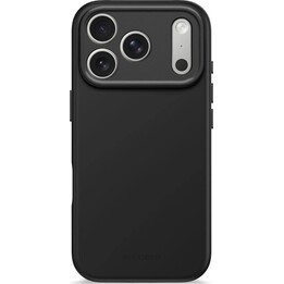 Decoded D25IPO17PBCS9PK Antimicrobial silicone back cover MagSafe for iPhone 17 Pro, Phantom Black