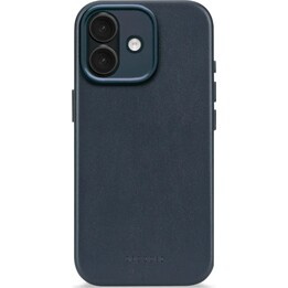 Decoded D26IPO17BC1NW Leder-Backcover für iPhone 17 kompatibel mit MagSafe marineblau