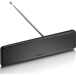 Antenne TV intérieure à gain réglable, câble coaxial de 1,8 m, 75 ohms, 3G/4G, DVB-T/T2