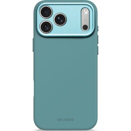 Decoded Coque en silicone avec MagSafe pour iPhone 17 Pro Max Retro Blue