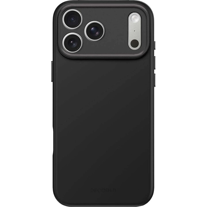 Decoded D25I Antimicrobial silicone back cover MagSafe for iPhone 17 Pro Max - Phantom Black