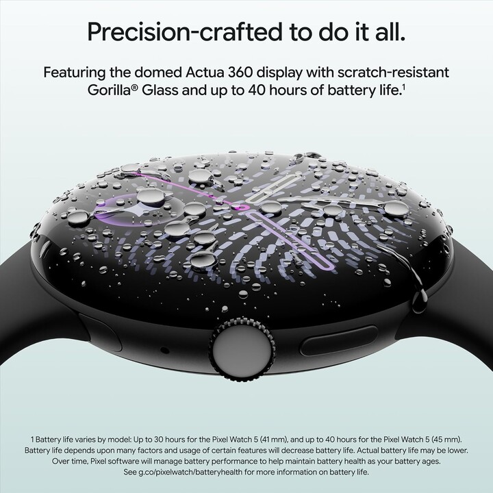 Montre Google Pixel 5 41 mm Vert clair