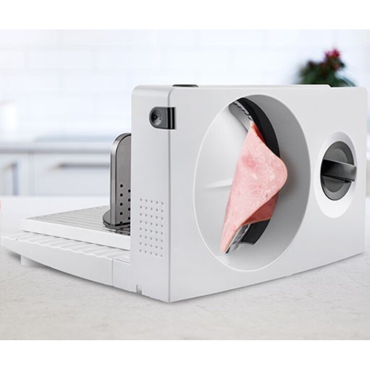 Taurus Cortafiambres Plegable Cutmaster Compact rebanadora Eléctrica 100 W Blanco