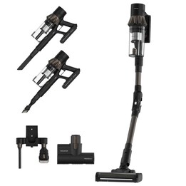 Taurus Homeland X9 Pro Pet & Car Aspiradora escoba sin cable Batería Seco HEPA Sin bolsa 0,7 l 615 W Negro, Marrón 2,5 Ah