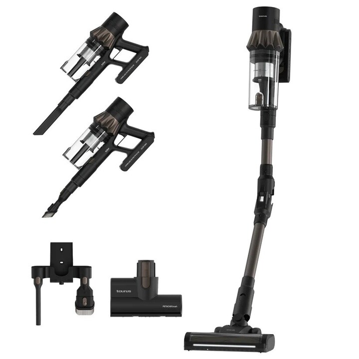 Aspirador de pó vertical sem fio Taurus Homeland X9 Pro Pet & Car, alimentado por bateria, para pó seco, com filtro HEPA, se
