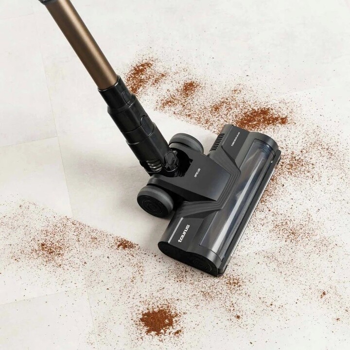 Taurus Homeland X9 Pro Pet & Car Cordless Stick Vacuum Cleaner, Battery Operated, Dry, HEPA, Bagless, 0.7 L, 615 W, Black/Br