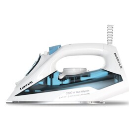 Taurus BALI 3200 X-SLIDE Plancha vapor-seco Suela de cerámica 3200 W Azul, Blanco