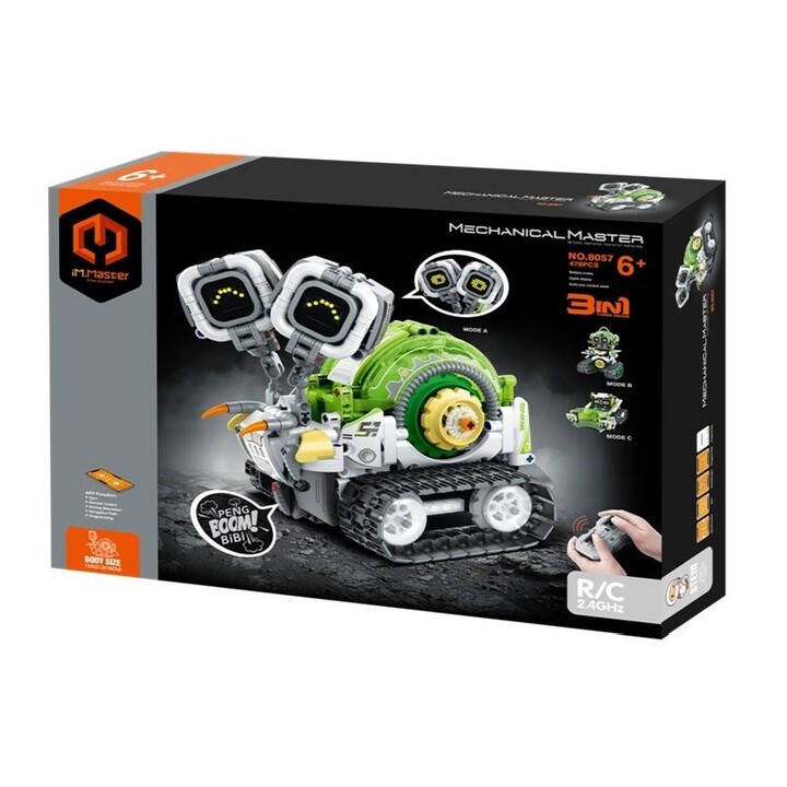 Conjunto maestro de robot programable 3 en 1, 478 piezas.
