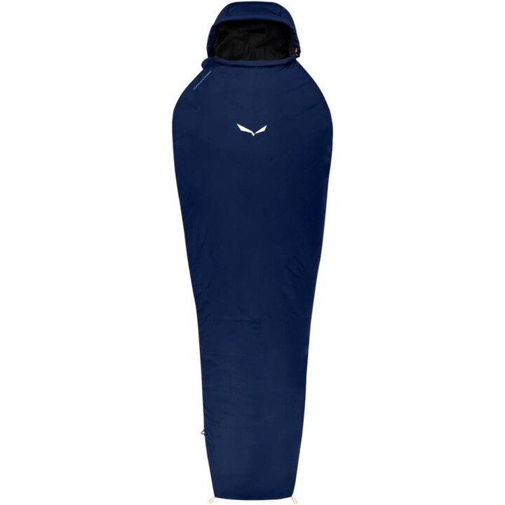 SALEWA 0000522800041286 Saco de dormir Micro II 600 azul con cremallera a la izquierda