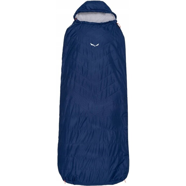 SALEWA 0001438300041286 Saco de dormir Micro II 850 Quattro, azul, izquierda