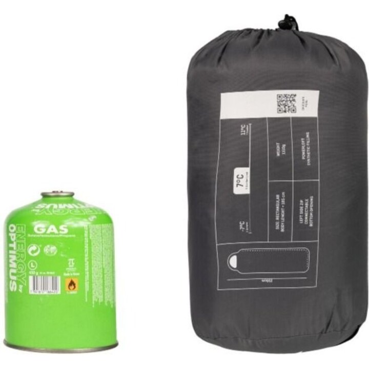 SALEWA 0001438300041286 Saco de dormir Micro II 850 Quattro, azul, izquierda