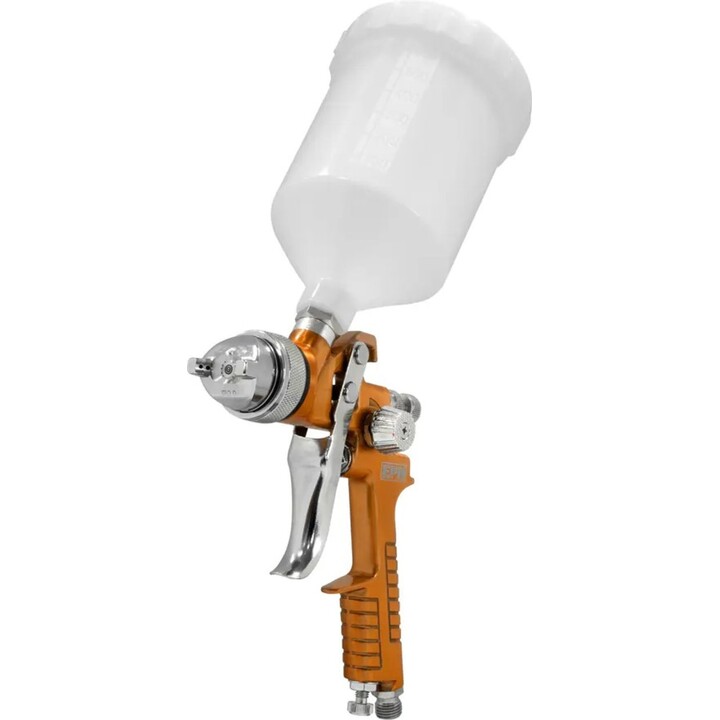 Pistola pulverizadora Aurita H-827 HVLP con alimentación por gravedad, 600 ml, boquilla de 2,0 mm