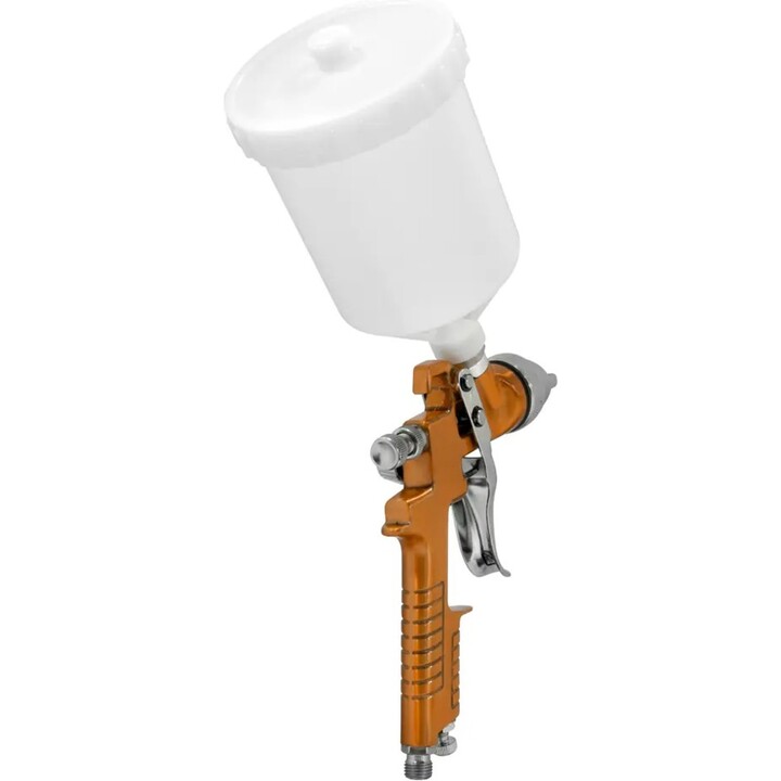 Pistola pulverizadora Aurita H-827 HVLP con alimentación por gravedad, 600 ml, boquilla de 2,0 mm