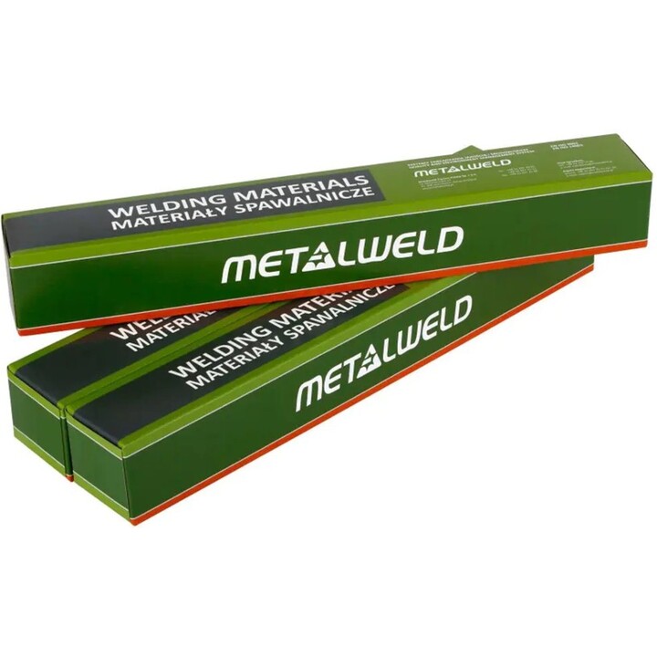 Metalweld KE31431E Rutweld: 12 electrodos de soldadura de rutilo de 4,0 x 450 mm, 6 kg