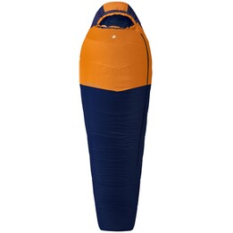 Alpinus 738614 Ultralight Pro 850, saco de dormir sintético, azul marino, para zurdos