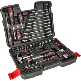 Set di chiavi a bussola e utensili manuali Topex 38D500 da 1/4 e 3/8, 73 pezzi