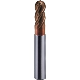 Mastermill 6242565 B440N Fraise en carbure monobloc à bout sphérique 6,0 mm R3,0 Z4