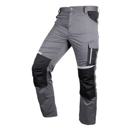 Mix&Match work trousers, grey and black, size XL