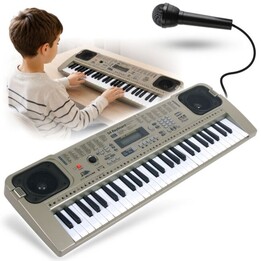 Tastiera elettronica didattica MQ 807 USB, grigia
