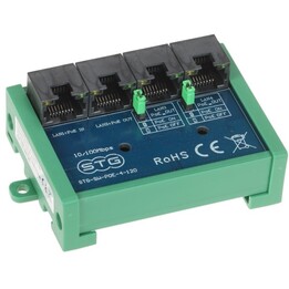 STG-SW-POE-4-120 3-PORT POE SWITCH/EXTENDER + 1 UPLINK