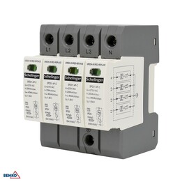 Parafoudre 4P 5kA(10/350) CLASSE T1+T2 (B+C) SCHELINGER