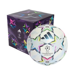 Balón de fútbol adidas UCL League 26/27, caja de la fase de grupos, blanco/azul/rosa/verde KE9771 4