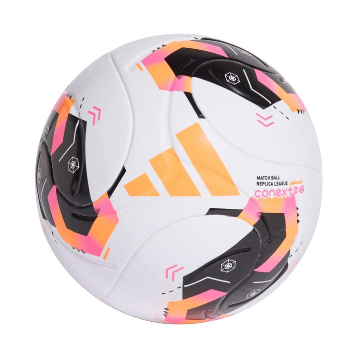 adidas Conext 26 League balón de fútbol blanco, negro y naranja KE5865 4