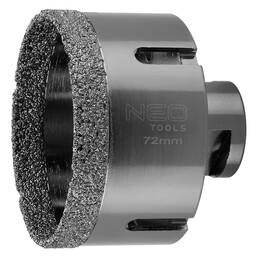 Neo Tools 55-316 broca de diamante 72 mm x M14 gris