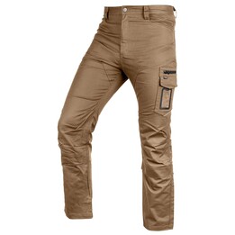 Pantaloni da lavoro Mix&Match, in tela, marroni, taglia XXXL