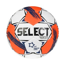 Select Ultimate European League Replic 2 v25 balón de balonmano blanco/naranja