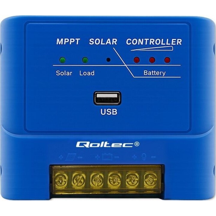 Controlador de carga solar MPPT 15A 12V 24V LiFePO