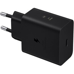 Caricabatterie Samsung 220V 60W USB-C con cavo nero EP-T6010XBE (confezione multipla)