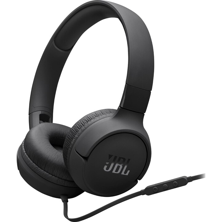 Cuffie on-ear JBL Tune 520C cablate (USB-C) nere