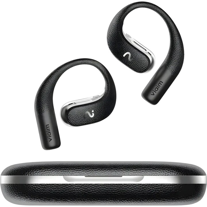 Auricolari VIAIM Open Note AI con registratore vocale neri