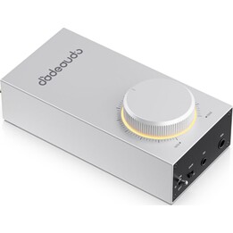 Amplificador FiiO Jade Audio GIGAS1 4600 mW Classe AB, saída balanceada de 4,4 mm, Prateado