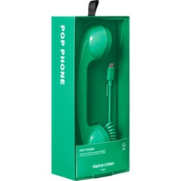 Teléfono móvil Native Union Pop Phone - Auricular USB-C con función para contestar y finalizar llamadas (color pino)