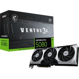 MSI GeForce RTX 5080 VENTUS 3X OC 16GB GDDR7 DLSS4